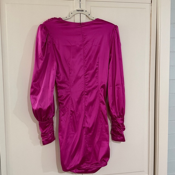 Pink Ruched Dress - Picture 4 of 6